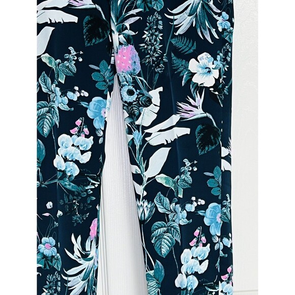 BANANA REPUBLIC Multi Color Floral AVERY Trouser Ankle PANTS Women's Size 0 - Picture 4 of 7